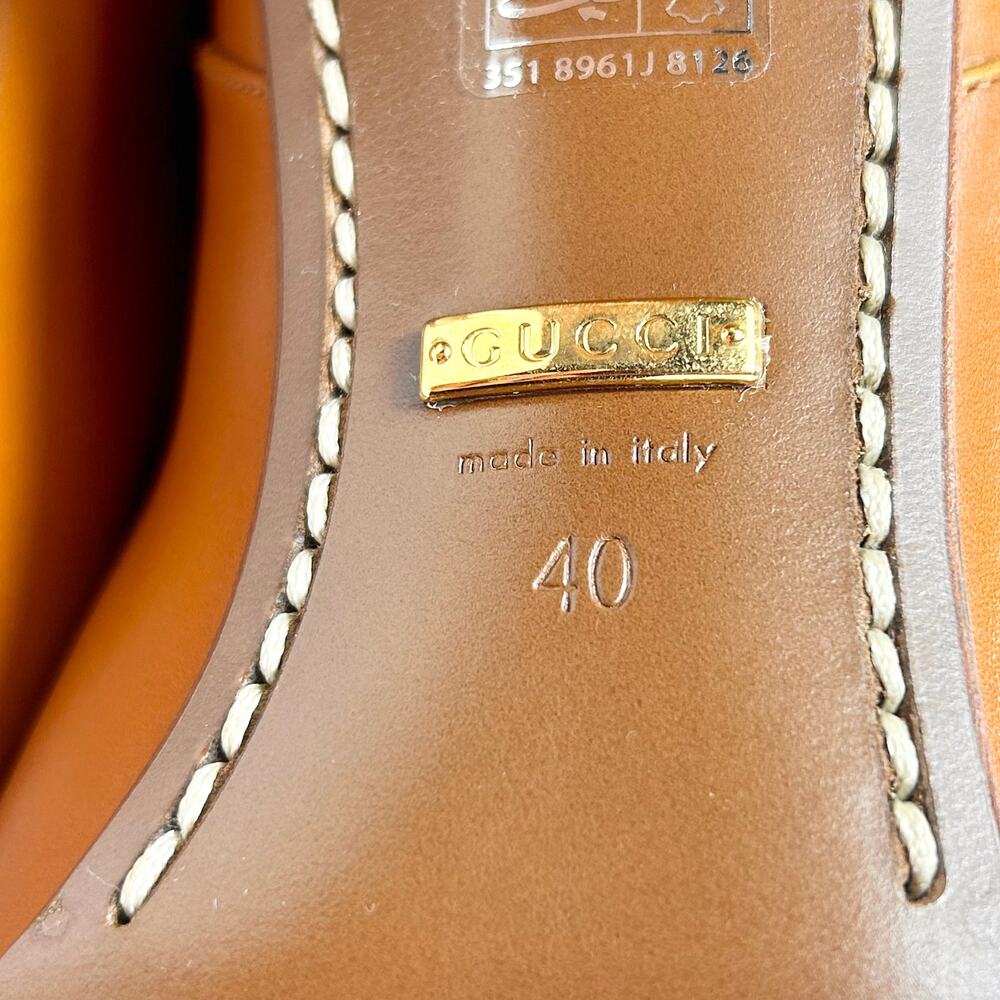 Gucci Tan Leather Ankle Boots - Picture 7 of 9